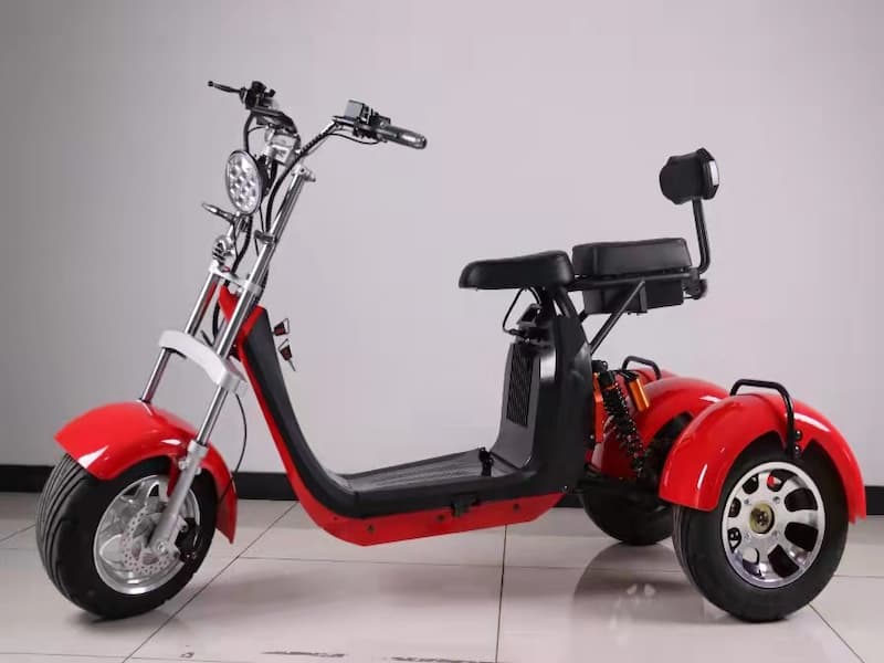 JL-303 Scooter eléctrico de 3 ruedas con neumático de 10"